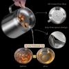 2-in-1 304 Stainless Steel Multifunctional Oil Strainer Pot