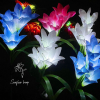 (❤️Mother's Day Flash Sale - 70% OFF) Spring Artificial Lily Solar Garden Stake Lights, Buy More Save More