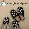 Halloween cute ghost print slippers 100% cotton