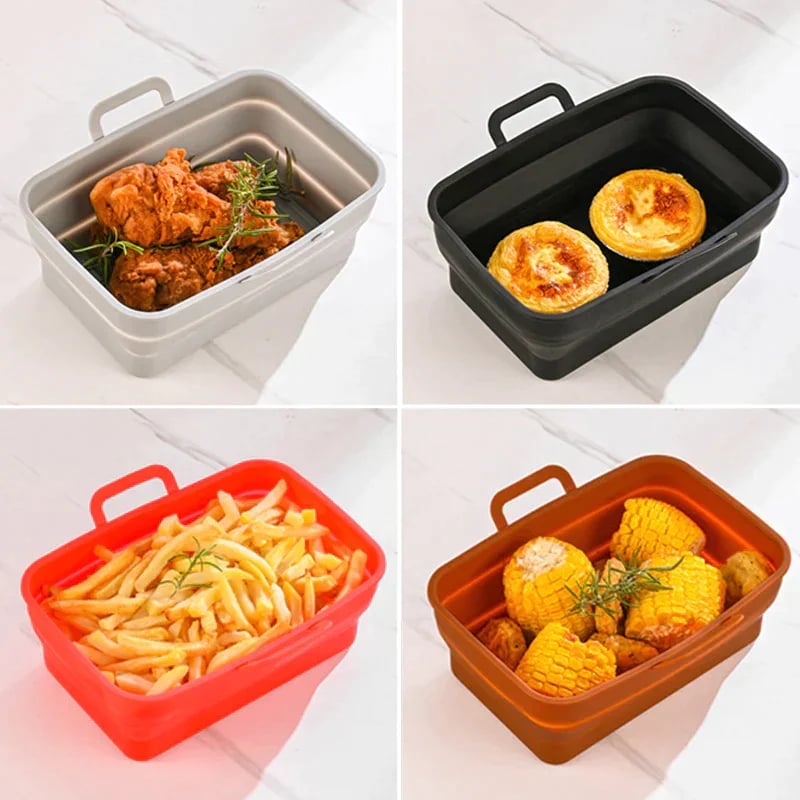 🔥Last Day Promotion - 50% OFF🎁Foldable Air Fryer Silicone Baking Tray