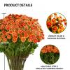 🏆Flash Sale⚡Artificial Outdoor Sunset Mums Flowers - UV resistant, Waterproof, Windproof