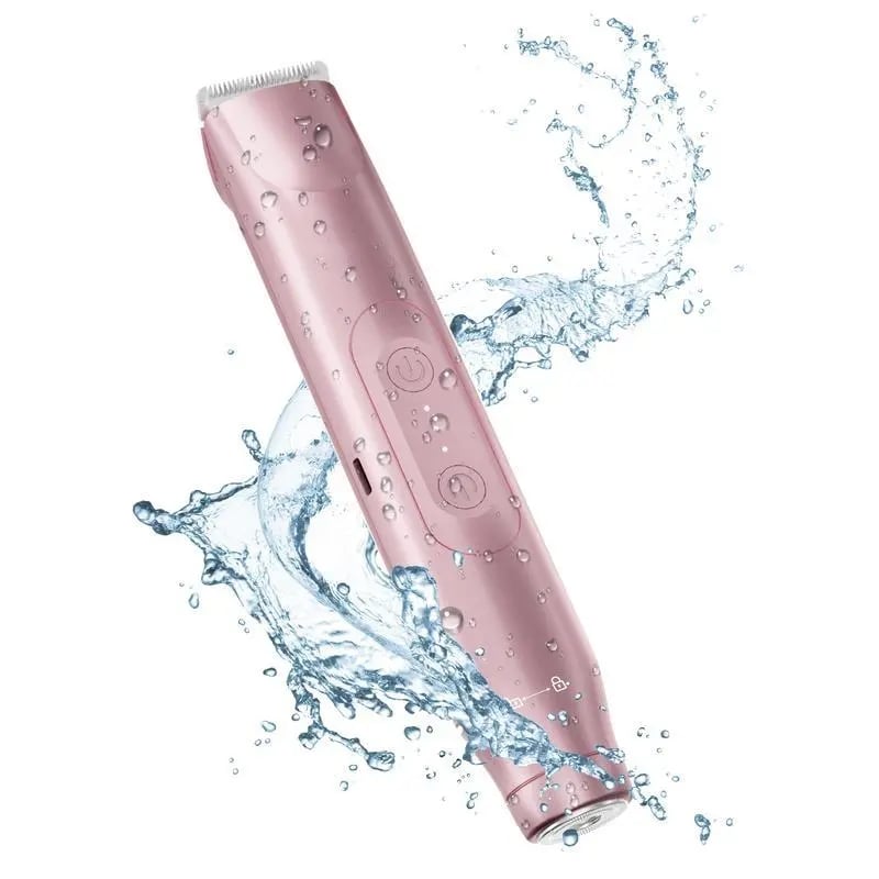🔥Letzter Tag 50% RABATT-Bikini-Trimmer für Frauen, Elektrorasierer und Rasierer, wiederaufladbarer 2-in-1-Epilierer für Körper und Gesicht