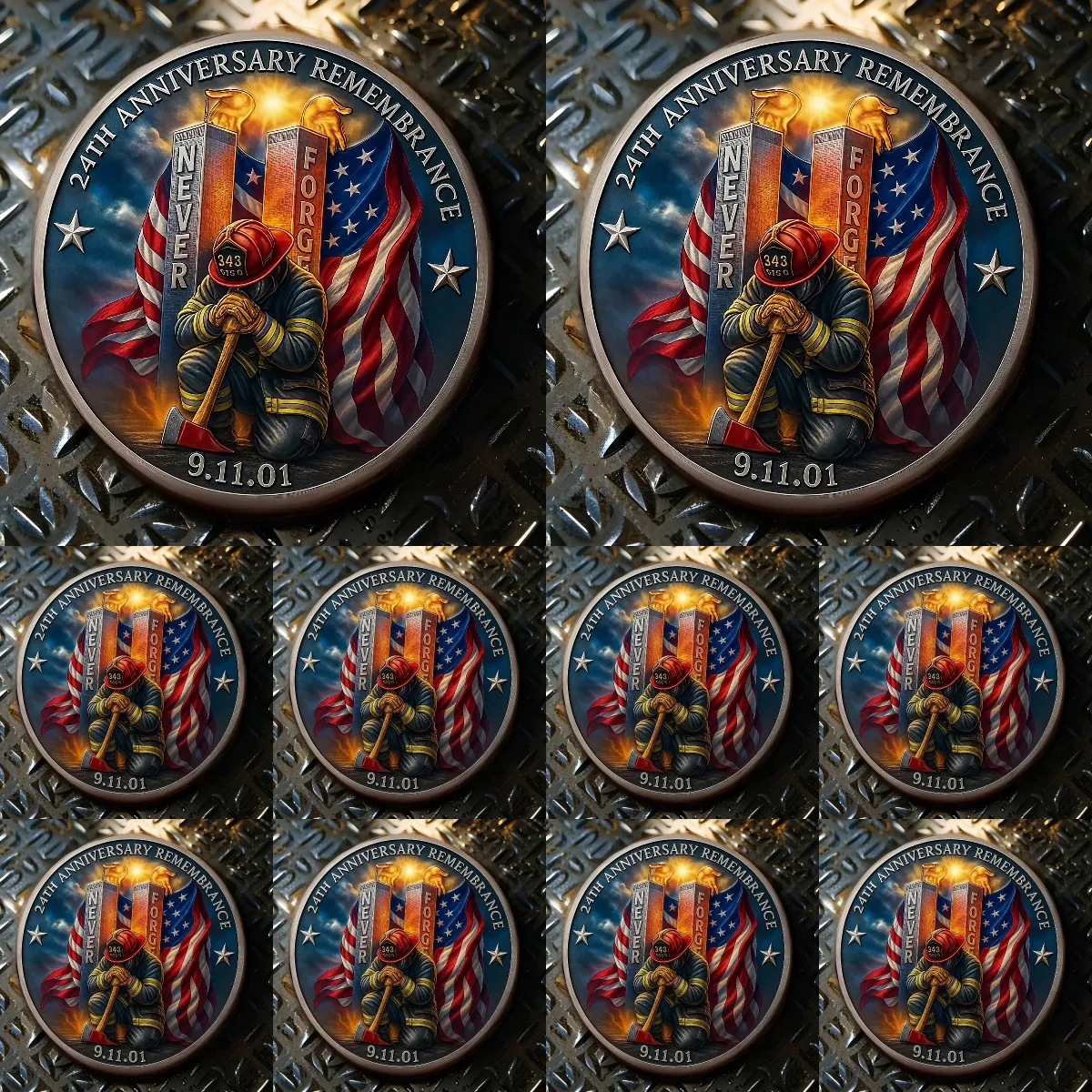 🕯️🙏9/11 Remembrance Coin – 24th Anniversary Tribute Edition
