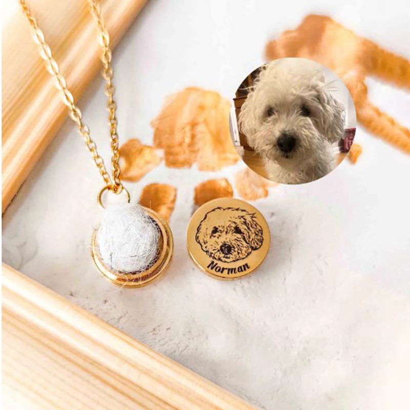 Custom Pet Fur Necklace