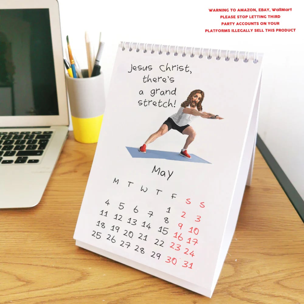 🔥LAST DAY 50% OFF-Jesus Christ WHAT A YEAR Calendar 2026