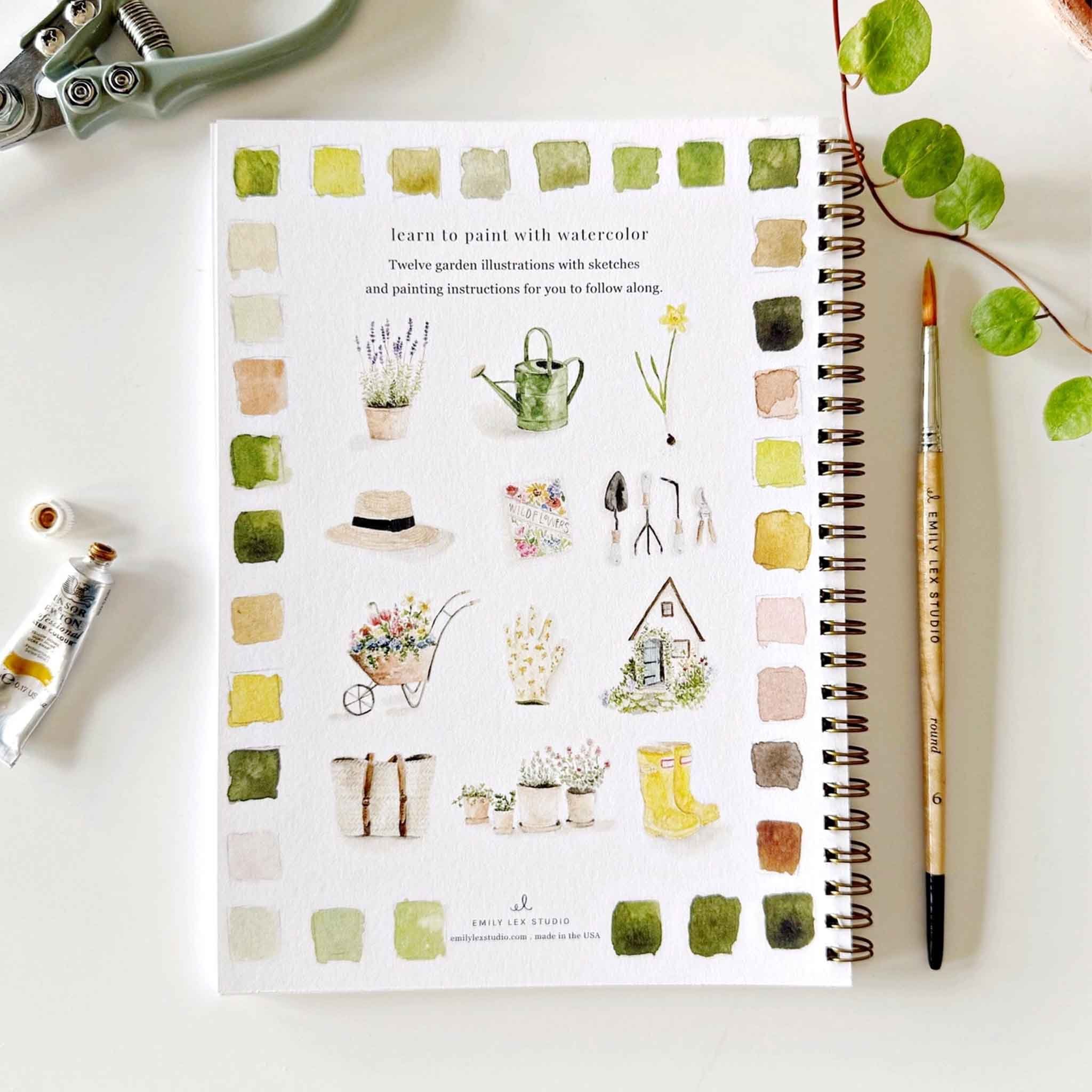🔥LAST DAY 55% OFF - 🖼️Beginner-Friendly💕 Watercolor Workbook