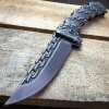 Embossed folding knife mountaineering portable camping knife for self-defense