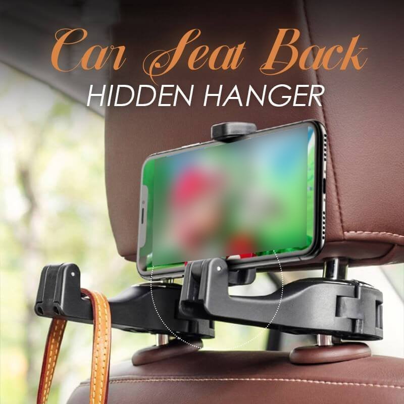 Christmas Hot Sale 48% OFF - CAR SEAT BACK HIDDEN HANGER - BUY 3 GET 1 FREE NOW