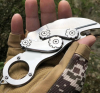 Handmade Portable folding Multifunctional mechanical claw knife