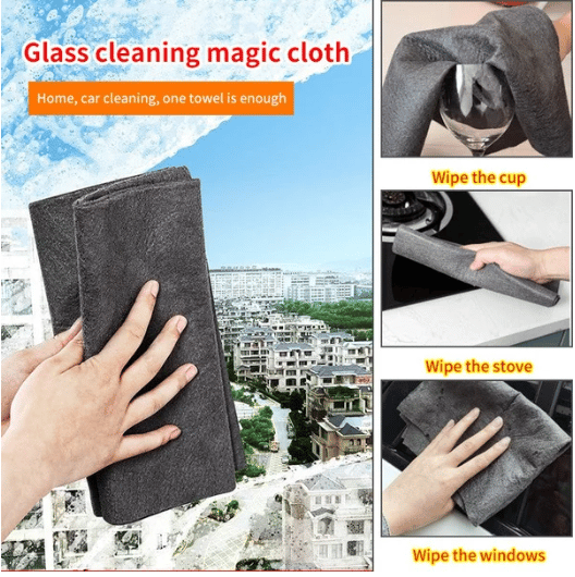 (🌲Early Christmas Sale- SAVE 49% OFF) - Glass Cleaning Magic Cloth