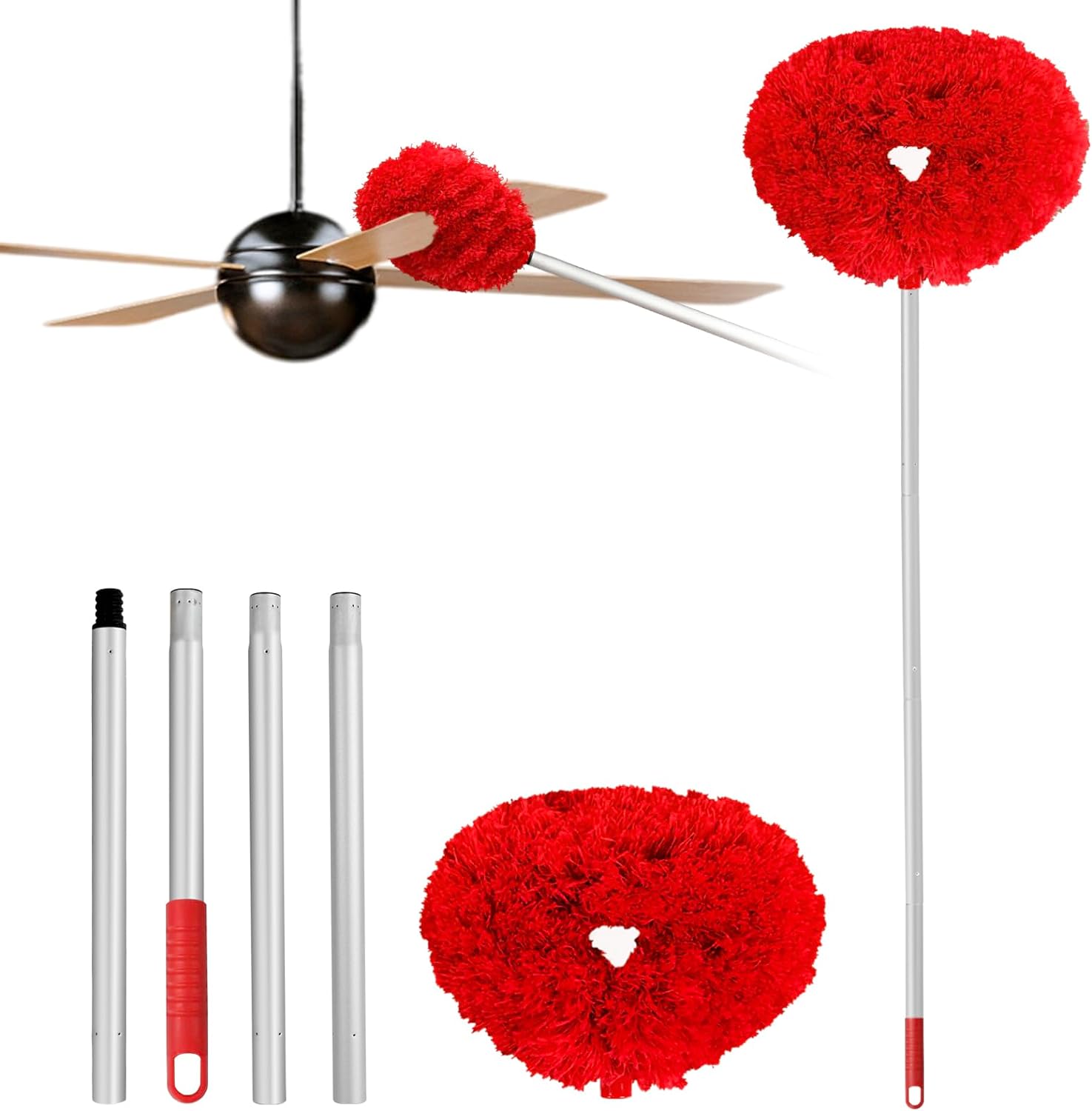 TikTok Last Day Promotion -60% OFF🎉Ceiling Fan Duster With Extension Rod