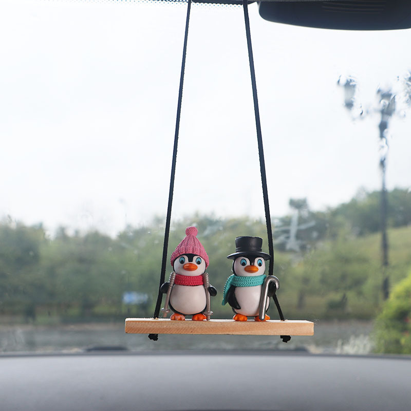 Last Day Promotion 48% OFF - Swing penguin car pendant(buy 4 free shipping now)