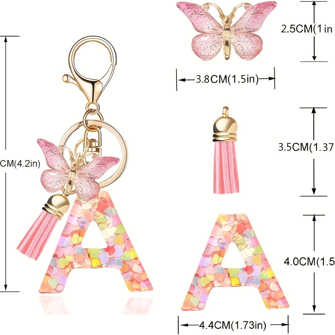 💥Special Offer - 🌼Initial Letter Keychains🦋