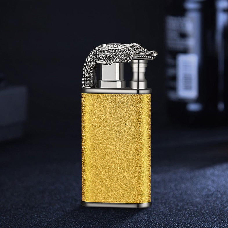 (🔥Last Day Promotion 50% OFF) Double fire switch direct punch metal lighter - Buy 3 Get Extra 15% OFF  & FREE SHIPPING