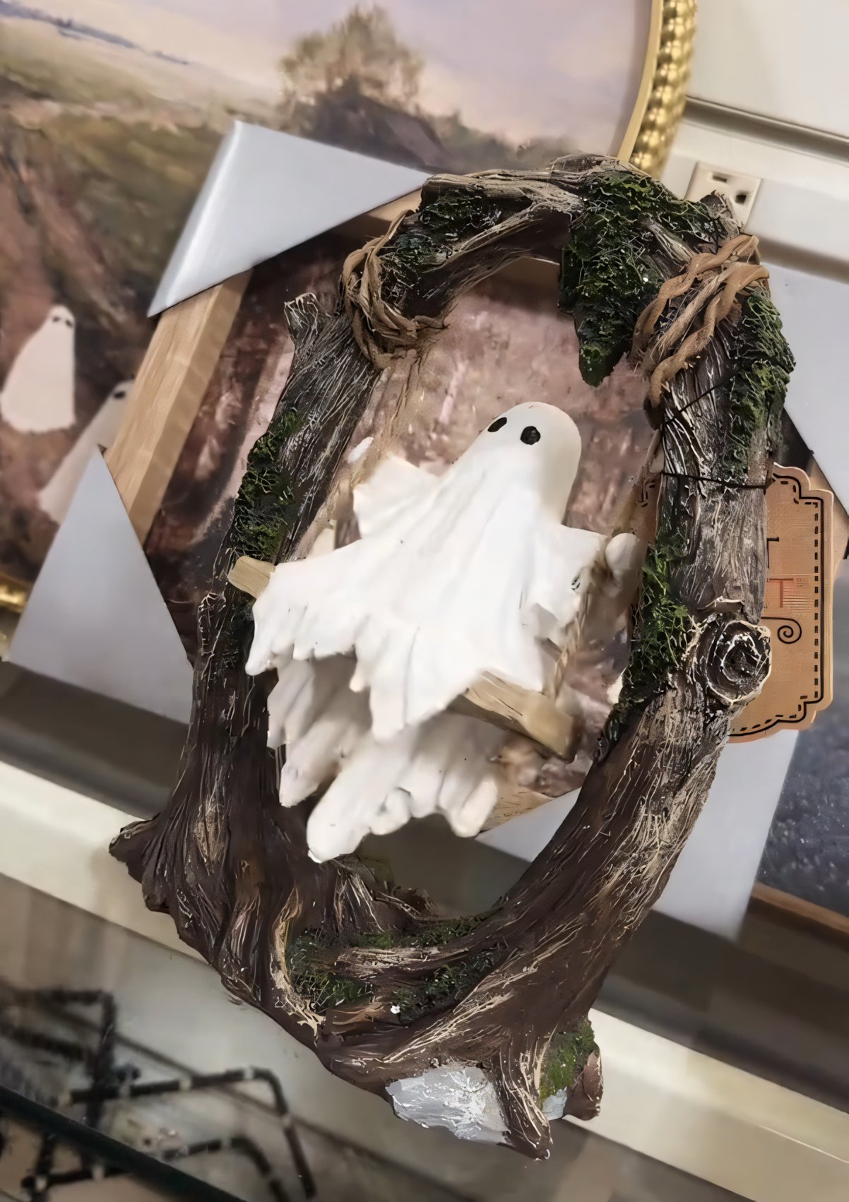 🔥Early Halloween Offer👻2025 Oncandforal®Swinging Shadows: Ghost on a Tree Swing