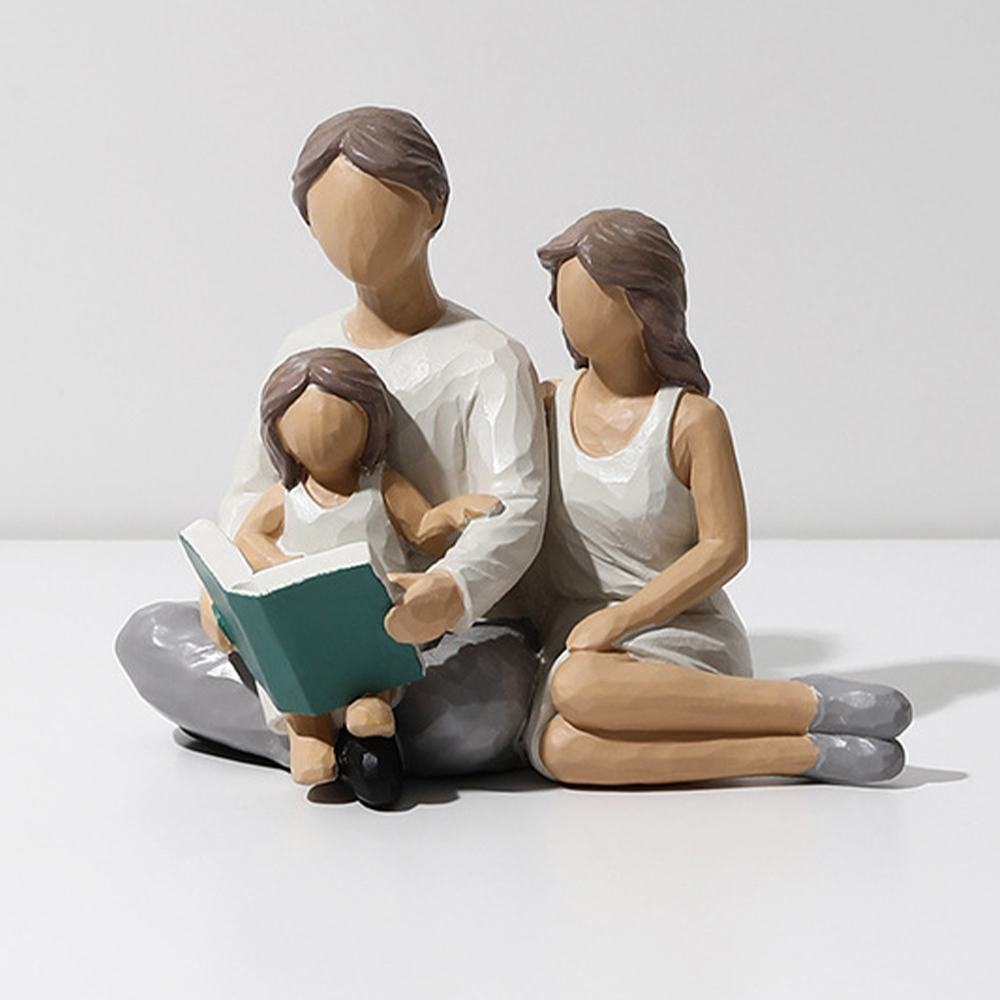 🎁The best gift - a family resin decoration👨‍👩‍👦