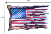 Last Day FlashSale -53% OFF -Wooden AmericanFlag BUY 2 FREE SHIPPING