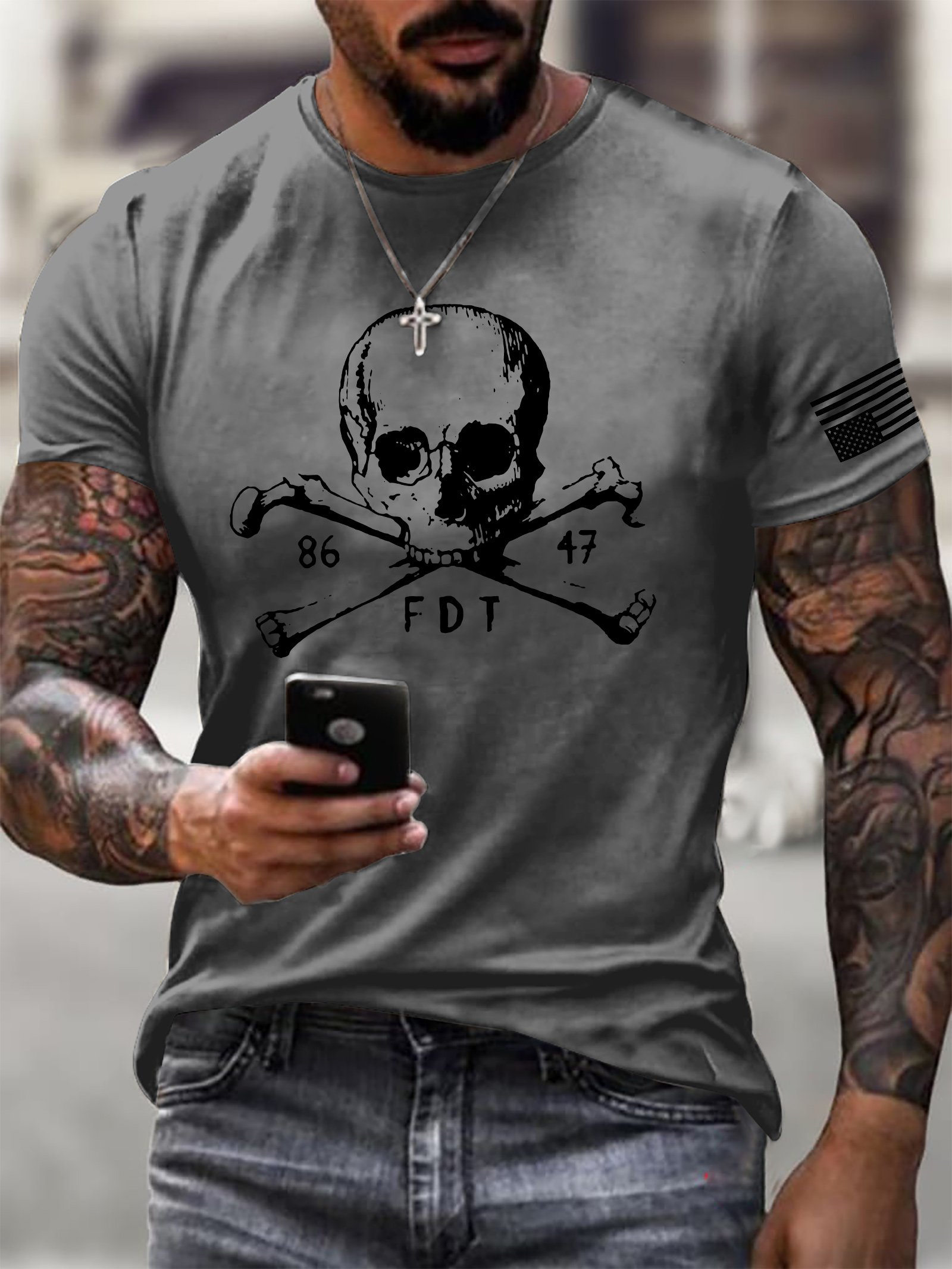 Men's FDT 8647  Printing T Shirt