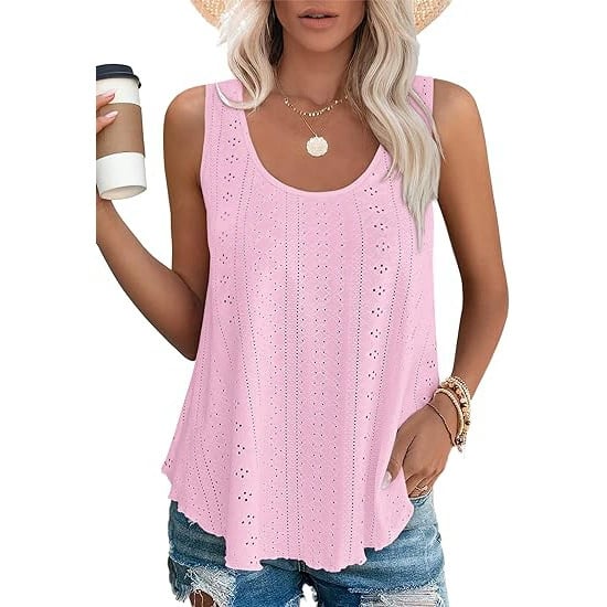 🔥Heißer Verkauf 70% Rabatt🔥Women's Vest ärmellos Rundhalsausschnitt Casual Sommer