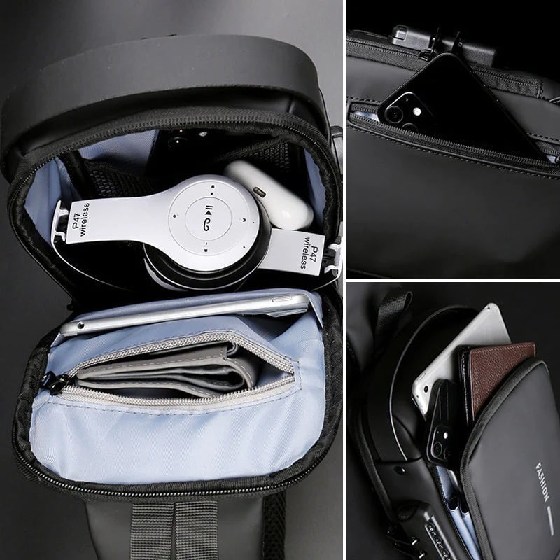 💥LAST DAY SALE 70% OFF💥USB Charging Sport Sling Anti-theft Shoulder Bag⚡BUY 2 FREE SHIPPING