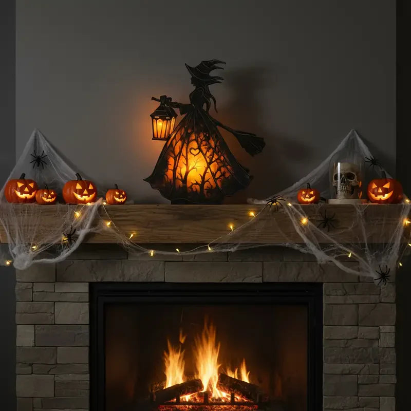 💥LAST DAY SALE 50% OFF🧙🏻‍♀️Dark Night Witch Lamp🖤BUY 2 FREE SHIPPING