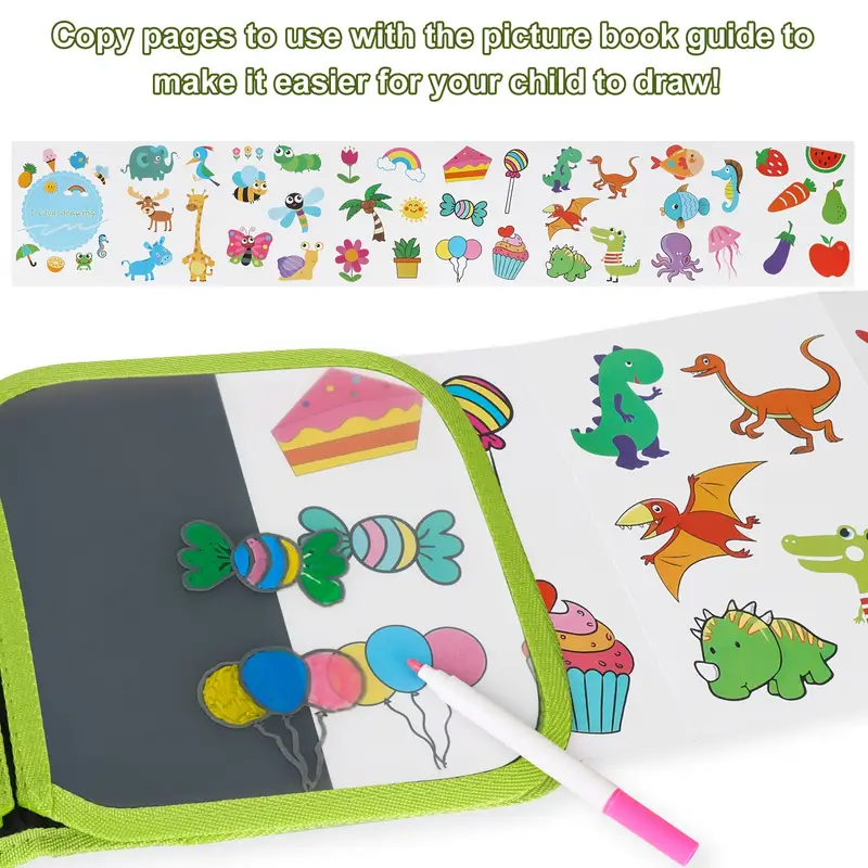 (🔥Last Day Promotion- SAVE 48% OFF) Children Magic Drawing Book (BUY 2 FREE SHIPPING NOW)