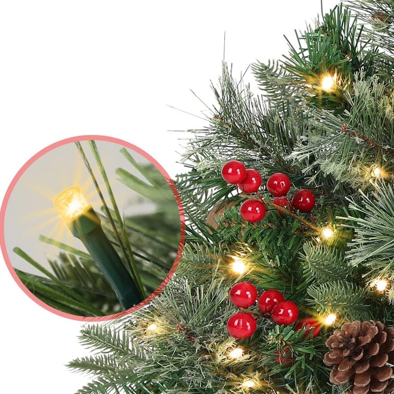 🍂TikTok Fall Sale — Last Day 70% OFF🎉🎄Pre-lit Artificial Christmas Tree Urn Filler💐