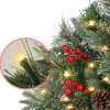 🍂TikTok Fall Sale — Last Day 70% OFF🎉🎄Pre-lit Artificial Christmas Tree Urn Filler💐