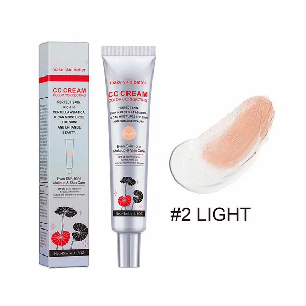 🏆Heißer Verkauf - 35% Rabatt🔥Feuchtigkeitsspendende CC Cream Foundation mit Centella Asiatica