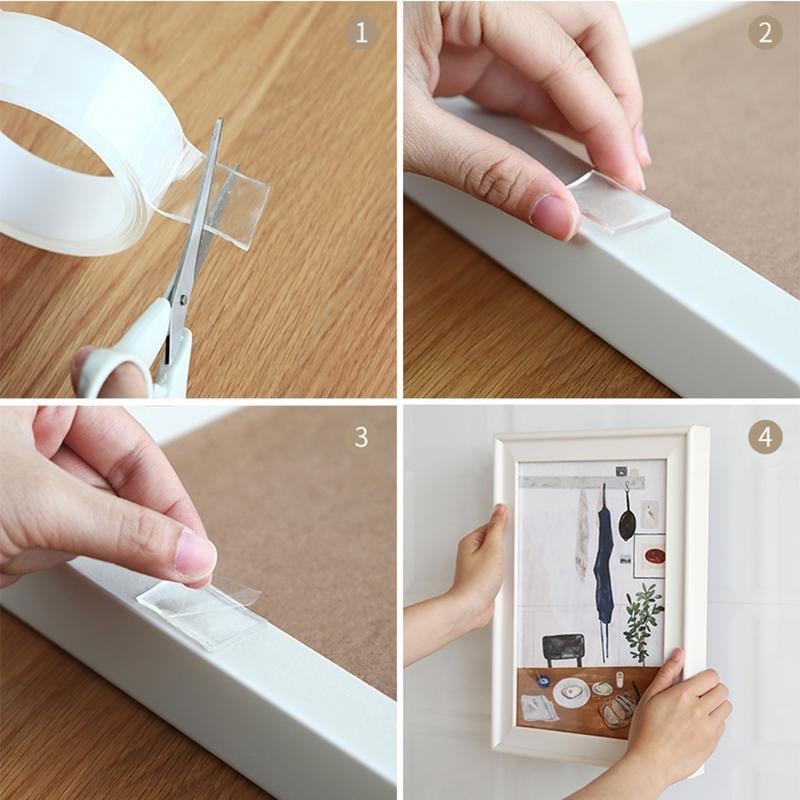 🔥Last Day Promotion 50% OFF🔥Transparent Magic Nano Tape Double Sided