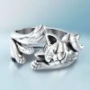 🎁🎁Early Christmas Sale 48% OFF - Sleepy Cat Ring(BUY 2 FREE SHIPPING NOW)