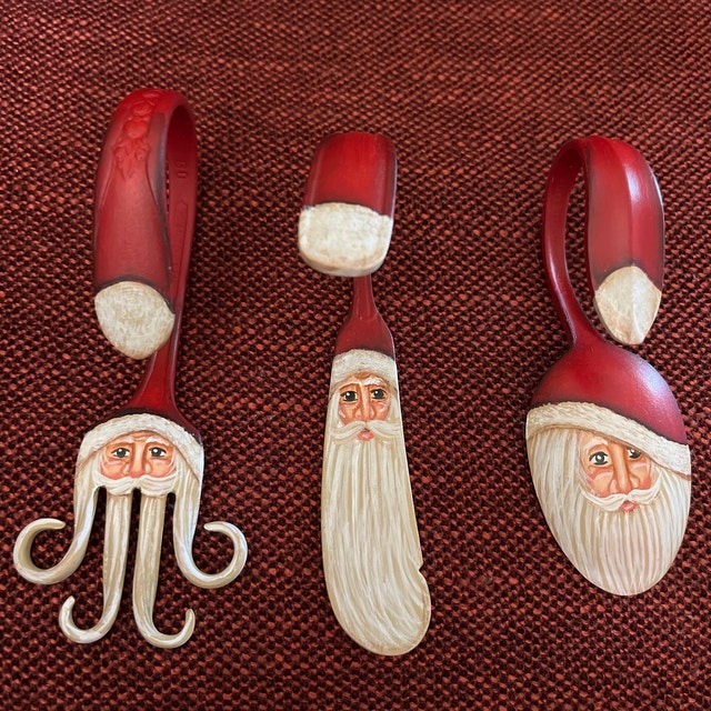 🔥LAST DAY🔥 [Early Christmas Promotion] !!! - Curly Fork Santa Christmas Ornament