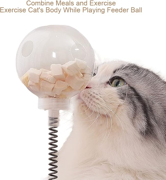 (🌲EARLY CHRISTMAS SALE - 50% OFF) 🎁Cat Treat Dispenser Toy, BUY 2 FREE SHIPPING