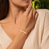 Moodear Gold Bracelet for Women 14K Real Gold Bracelet Sets for Women Dainty Snake Chain Bracelet Adjustable Cuban Link Bracelet for Women Cuff Bangle Gold Stackable Bracelets for Womens Jewelry Sets