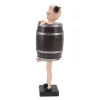 Funny Wooden Barrel Cigarette Dispenser