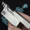 Titanium Kerosene Lighter Wolverine Semi-Automatic Mechanical Gun Bolt Type Replacement Flints