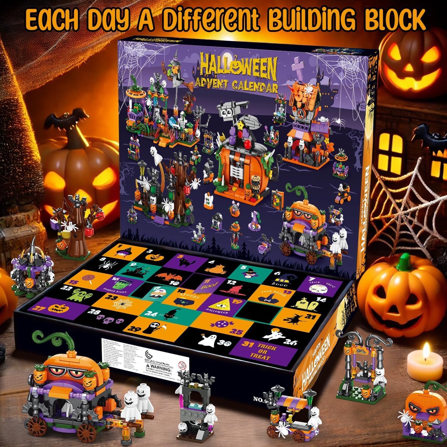 🍂TikTok Fall Mega Sale🎉31 Days of Halloween Countdown Calendar 🎃