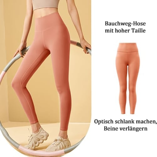 🔥LETZTER TAG 49 % RABATT🔥Bauchweg-Trainingsleggings mit hoher Taille und figurformender Wirkung