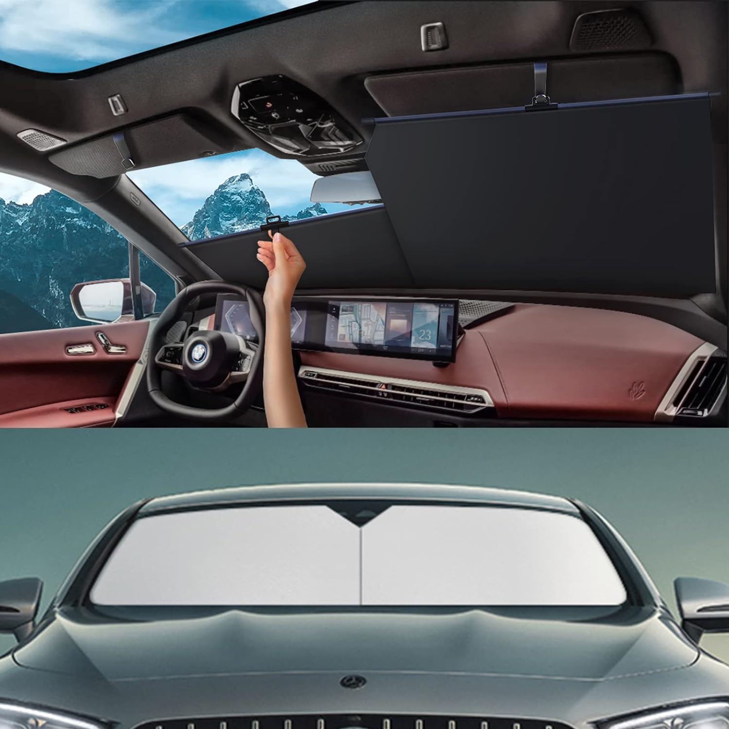 🔥Automatic Retractable Car Sunshade