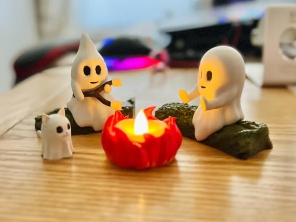 Last Day 50%OFF🔥2025 Ghost Campfire Nightlight👻✨