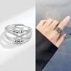 🔥 Last Day Promotion 49% OFF 🔥For Daughter -  Drive Away Your Anxiety Layer Cross Beads Fidget Ring