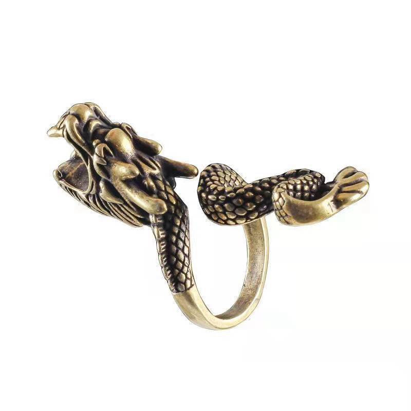 Last Day Promotion 48% OFF - Metal Gold Dragon Ring Holder