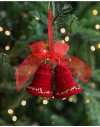 🎄 Last Day 49% Off 🎁Red Velvet Snowflake Ornament