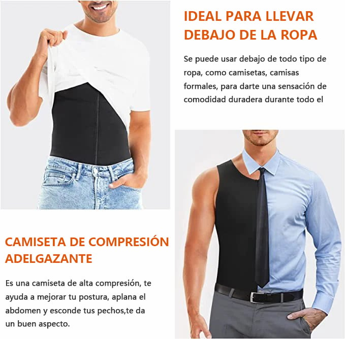 💥VENTA DE PRIMAVERA - 50%OFF💥Men's Body Shaper (Compra 1 Obtén 1 Gratis)