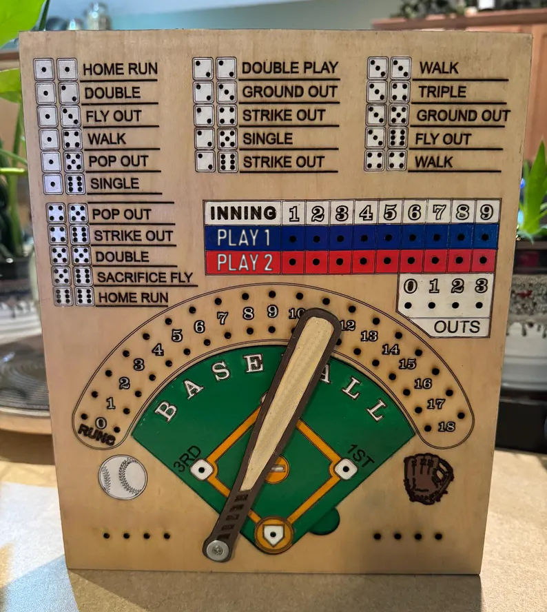 Tabletop Baseball Game