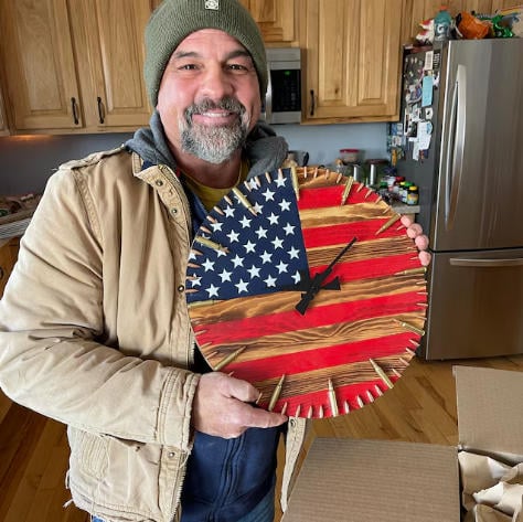 🍁Fall Harvest Sale: 60% OFF! American Flag Wall Clock, Buy 2 Save 10% & Free Shipping