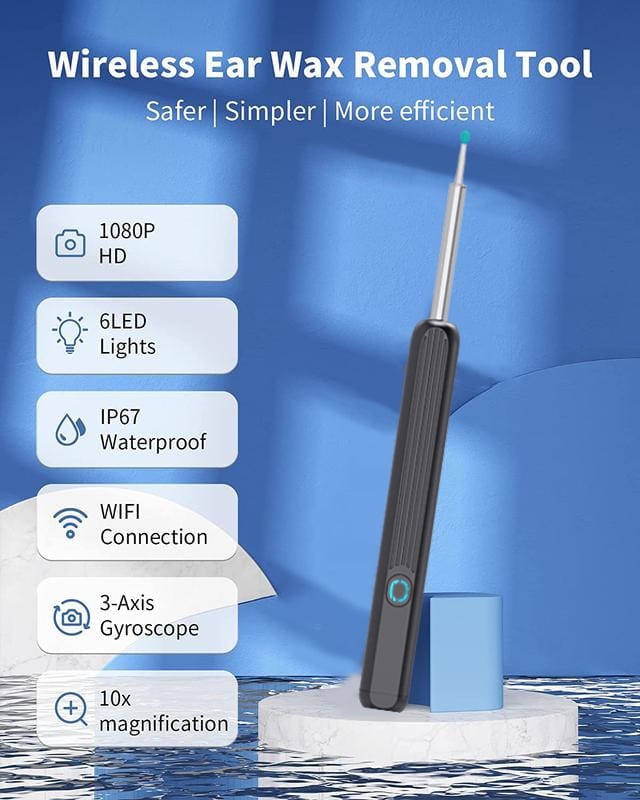 (🔥Last Day Promotion- SAVE 48% OFF) 1080P Ear Wax Removal Camera