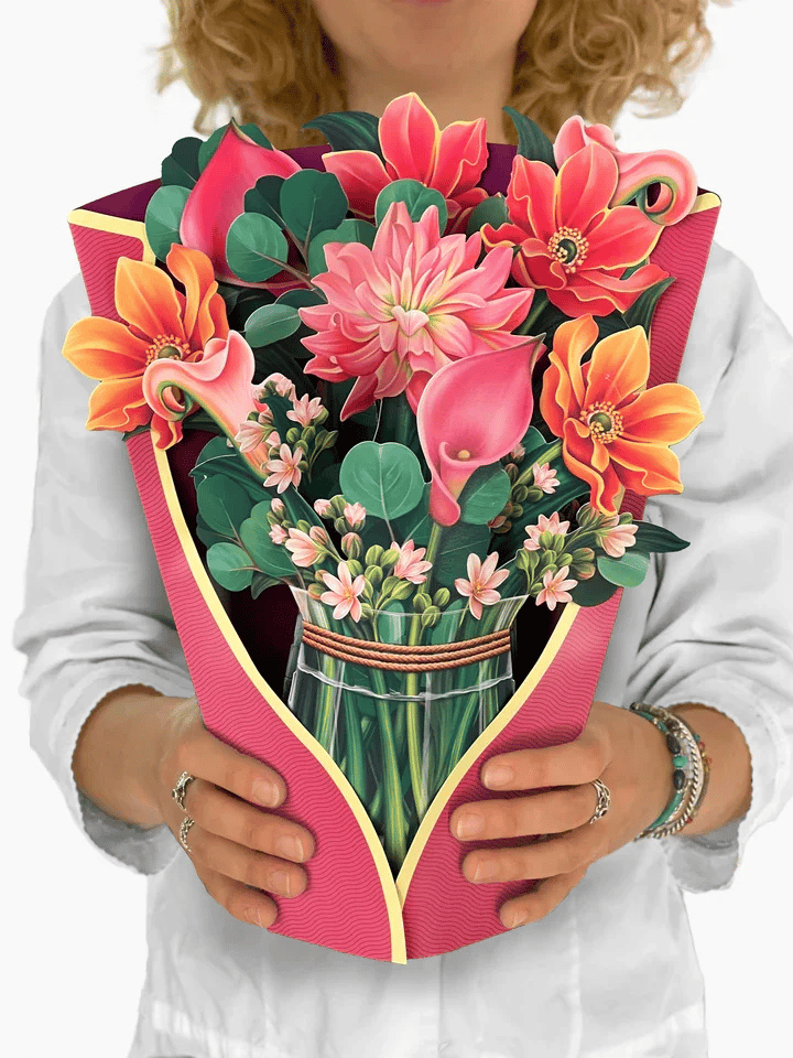 🎁Mother's Day Gift-💐Pop Up Flower Bouquet Greeting Card(Buy 3 Free Shipping)