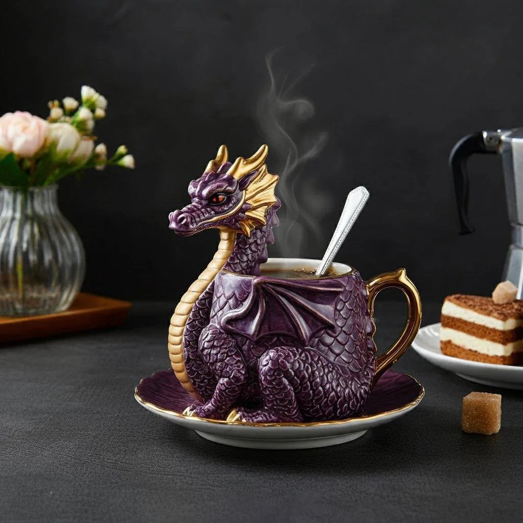 🎁Letzter Tag für die Sonderaktion -Drache Kaffeetasse Dekoratives Ornament