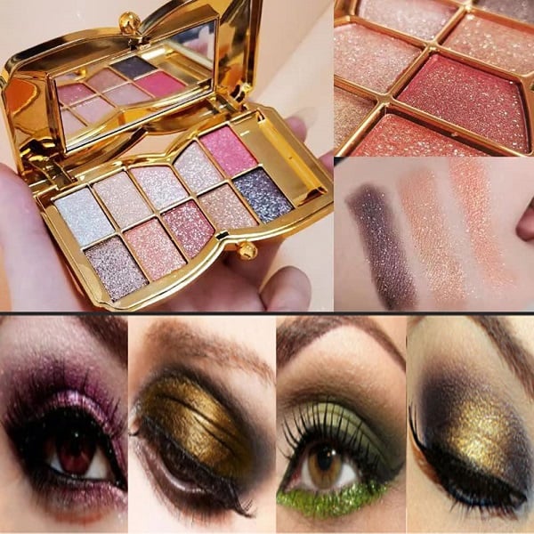 🔥Hot Sale 49% OFF✨10 Colors Sparkle Shimmer Eyeshadow Palette